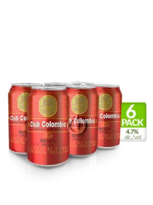 Six Pack Cerveza Club Colombia Roja – 330ml