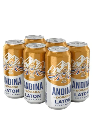 6 Pack Cerveza Andina Latón – 473cc