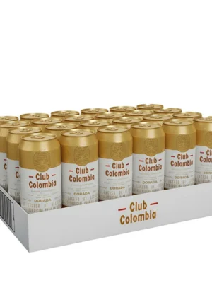 Paca Cerveza Club Colombia Dorada Laton 473cc – 24und